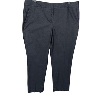 Ann Taylor Chambray DEVIN pant size 10p /34in Waist / 24 5in inseam